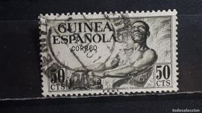 Sellos: GUINEA . AÑO 1952. °. EDIFIL 312